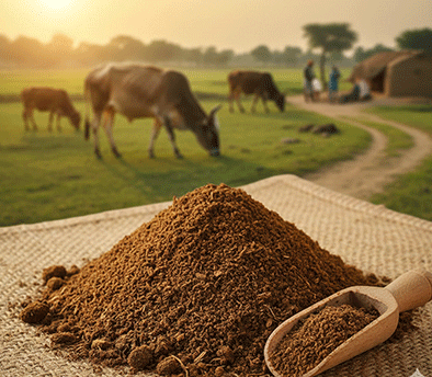 Our Cow Dung Powder is made from 100% natural, farm-sourced cow dung and processed using traditional sun-drying and fine grinding methods to retain purity and natural properties. Free from chemicals and additives, it is widely used for religious rituals, organic farming, and eco-friendly applications. The powder is carefully processed to ensure consistent texture, easy usage, and effective results. Suitable for domestic use as well as bulk export, our cow dung powder meets export-grade quality standards with hygienic packaging and a reliable supply system.