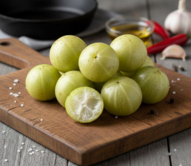 Our Amla is freshly harvested from trusted farms and carefully selected to ensure superior quality, freshness, and natural tangy flavor. Grown under suitable agricultural conditions, it is widely used in culinary, medicinal, and wellness applications due to its rich nutritional value. The amla is hygienically packed in durable bag packaging to maintain freshness and protect the produce during handling and transportation. Each bag contains a net weight of 4 kg with a gross weight of 4.1 kg, making it suitable for efficient storage, easy handling, and export-ready supply.