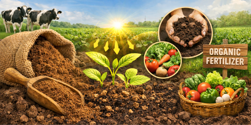 Benefits of Cow Dung Powder for Farm Soil