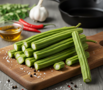 Our Drumsticks are freshly harvested from trusted farms and carefully graded to ensure superior quality, freshness, and natural taste. Grown under suitable farming conditions, they are widely used in culinary preparations and valued for their nutritional benefits. The drumsticks are hygienically packed in durable bag packaging to maintain freshness and protect the produce during handling and transportation. Each bag contains a net weight of 4 kg with a gross weight of 4.1 kg, making it suitable for efficient storage, easy handling, and export-ready supply.