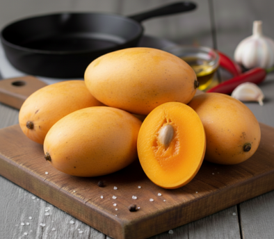 Our Badami Mangoes are carefully sourced from trusted farms and selected to ensure premium quality, rich aroma, and naturally sweet flavor. Known for their smooth texture and excellent taste, Badami mangoes are highly preferred for fresh consumption and export markets. The mangoes are hygienically packed in sturdy box packaging to protect the fruit during handling and transportation. Each box contains a net weight of 2.7 kg with a gross weight of 3.4 kg, making it suitable for efficient storage, safe handling, and export-ready distribution.