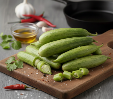 Our Tindly is freshly sourced from trusted farms and carefully selected to ensure excellent quality, freshness, and natural taste. Grown under suitable farming conditions, it is widely used in culinary preparations and valued for its nutritional benefits. The tindly is hygienically packed in durable bag packaging to maintain freshness and protect the produce during handling and transportation. Each bag contains a net weight of 4 kg with a gross weight of 4.1 kg, making it suitable for efficient storage, easy handling, and export-ready supply.